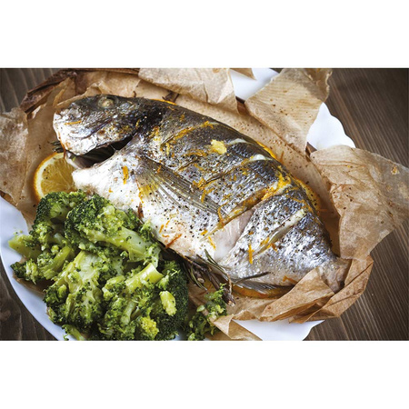 Papier do pieczenia, silikonowany w rolce, L 100 m