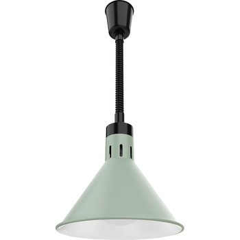 Lampa do podgrzewania potraw wisząca, zielona, P 0.25 kW