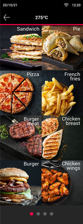 Piec konwekcyjny szybkiego gotowania ogrzewanie nadmuchowe dotykowy panel sterowania 3,6 kW 230V 397x598x410 mm QUICK 1T RED