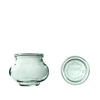 Słoik 560 ml, z pokrywką, Deco, 6 szt.