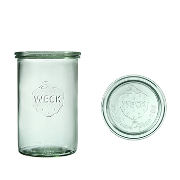 Słoik cylindryczny 1 l, pokrywka, Zylinder, 6 szt.