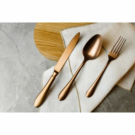 DESTELLO COPPER Widelec stołowy 