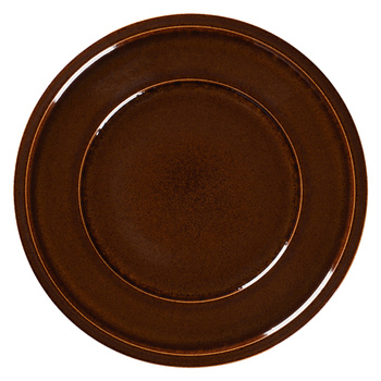 Talerz płaski 28 cm bursztynowy EASE Rakstone