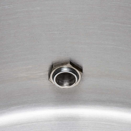 Garnek wysoki z kranem, stalowy, Gredil, Ø 400 mm, V 50.3 l