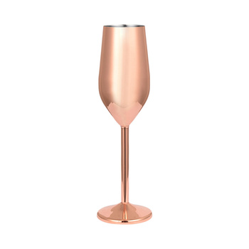 Kieliszek do szampana, miedziany, V 0.21 l