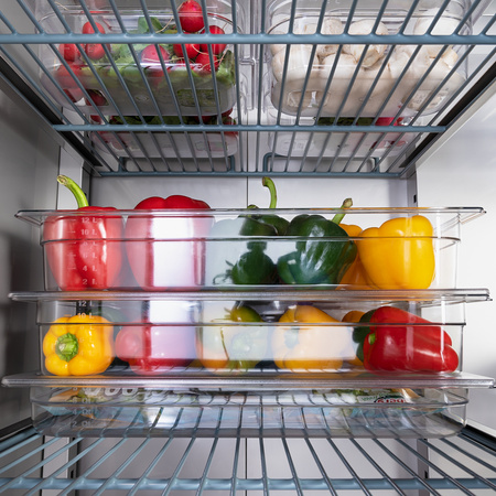 Szafa chłodnicza 2 drzwiowa ze stali nierdzewnej, GN 2/1, V 1300 l