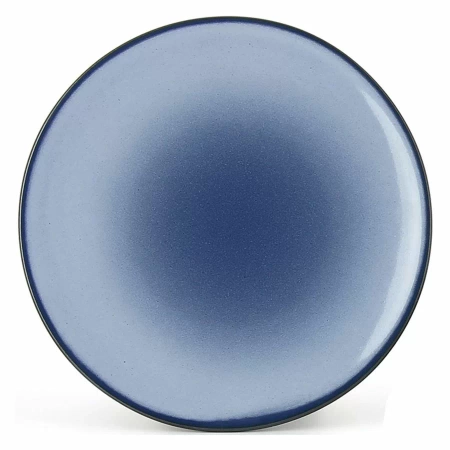 EQUINOXE Talerz płaski 31,5 cm niebieski