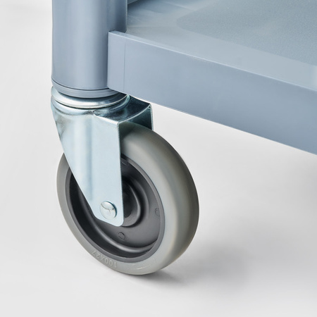 Wózek kelnerski z tworzywa, 3-półkowy