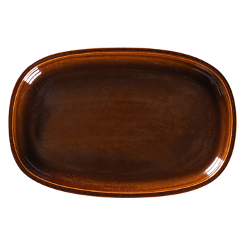 Półmisek 23x15 cm bursztynowy EASE Rakstone