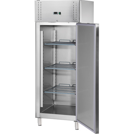 Szafa mroźnicza ze stali nierdzewnej na nóżkach, Frost, GN 2/1, V 460 l