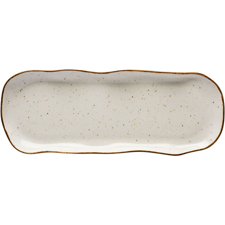 Pólmisek-taca, kolor beżowy, Stone Age, L 350 mm