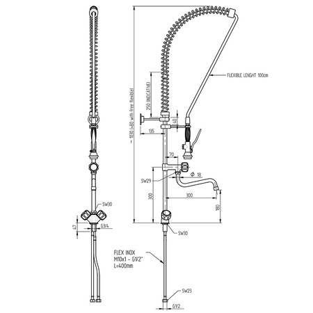 Napełniacz z wylewką