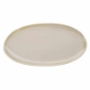 Talerz owalny 26,5x14 cm, beżowy ETER - VERLO