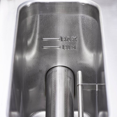 Frytownica dwukomorowa gazowa, 400x700, 12.0 kW, G30/37 mbar