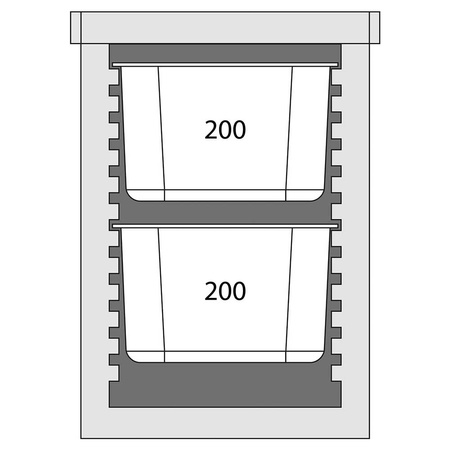Termos transportowy, 6 x GN 1/1 65 mm