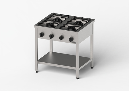 Kuchnia gazowa, Gredil, skręcana, 800x700x850 mm, P 21 kW, G20/20 mbar