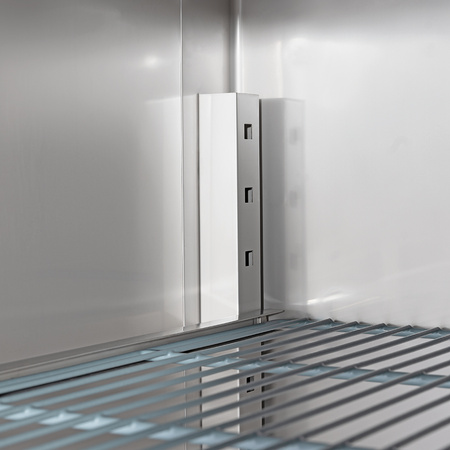 Szafa chłodnicza ze stali nierdzewnej na nóżkach, Frost, GN 2/1, V 460 l