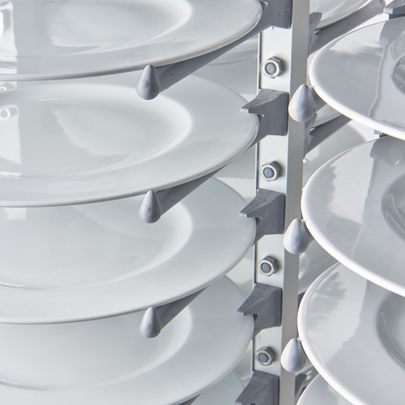 Wózek transportowy do talerzy