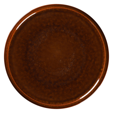 Talerz płaski 24 cm bursztynowy EASE Rakstone