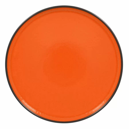 FIRE Talerz płaski okrągły 27 cm pomarańczowy