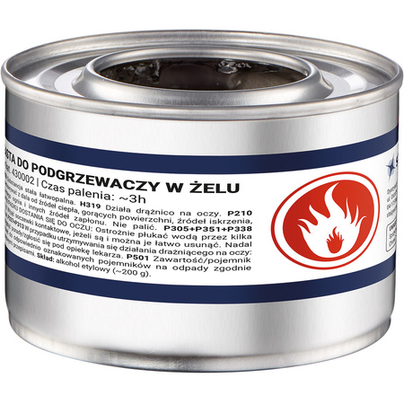 Paliwo do podgrzewaczy (w żelu), karton (48 szt)