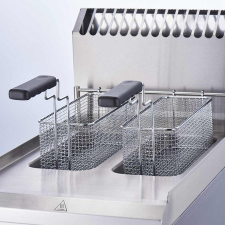 Frytownica dwukomorowa gazowa, 400x700, 12.0 kW, G30/37 mbar