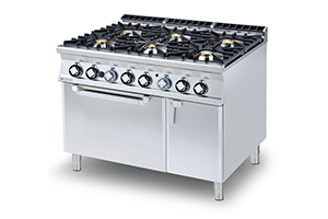 CF6-912 GEV ﻿﻿Kuchnia gazowa z piekarnikiem elektrycznym