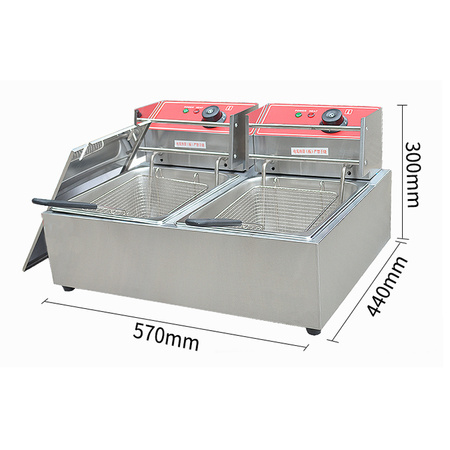 Frytkownica elektryczna dwukomorowa