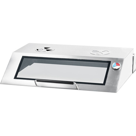 Płyta grillowa elektryczna, nastawna, gładko-ryflowana, z pokrywą, 8.1 kW