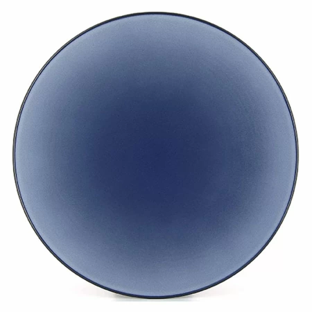 Equinoxe talerz płaski 28 cm niebieski