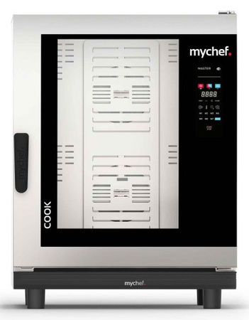 Piec konwekcyjno-parowy gazowy | automatyczny system myjący | 10xGN1/1 | 20 kW | 230 V | Mychef COOK MASTER 101G