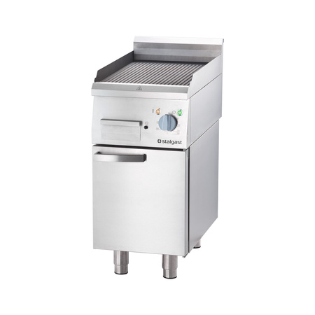 Płyta grillowa elektryczna, ryflowana, 4 kW