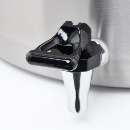 Garnek wysoki z kranem, stalowy, Gredil, Ø 400 mm, V 50.3 l