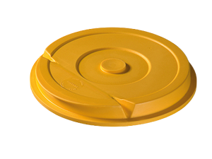 Pokrywka syntetyczna żółta do talerza obiadowego
