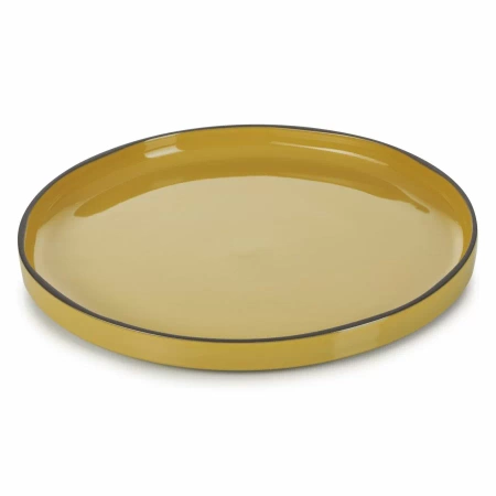 Talerz płaski 28 cm kurkuma CARACTERE