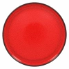 FIRE Talerz płaski okrągły 27 cm czerwony