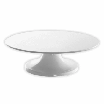 Patera z melaminy 32 cm biała