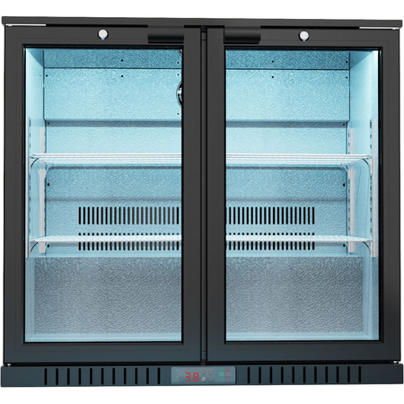 Barowa witryna chłodnicza, 2-drzwiowa, V 198 l