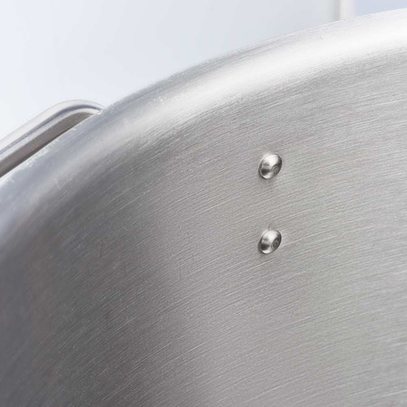 Garnek wysoki z kranem, stalowy, Gredil, Ø 400 mm, V 50.3 l