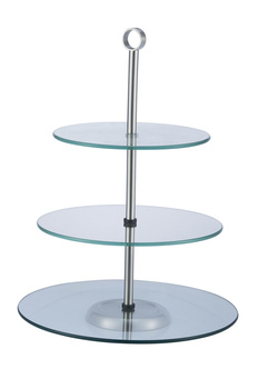 Patera 3 stopniowa szklana