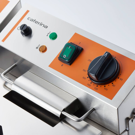 Frytownica elektryczna, 2-komorowa, Caterina, V 2x5 l, P 4 kW