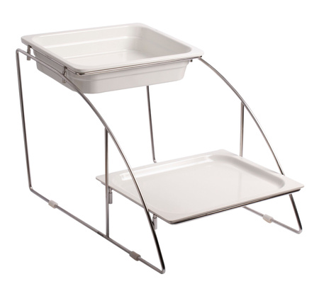 Stojak bufetowy stalowy GN 1/2 dla melaminy - VERLO