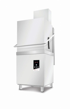 Zmywarka kapturowa RQX1200 P B DD RC | 500x500 | sterowanie elektromechaniczne | pompa spustowa | odzysk ciepła | podwójne ścianki | 675x675x1440 mm |