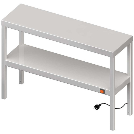 Nadstawka grzewcza na stół podwójna  1400x300x700 mm