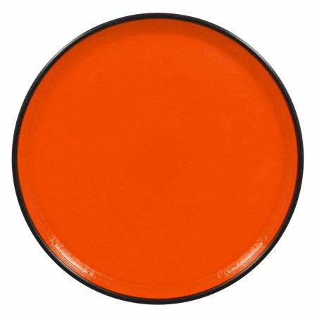 FIRE Talerz płaski okrągły 23 cm pomrańczowy