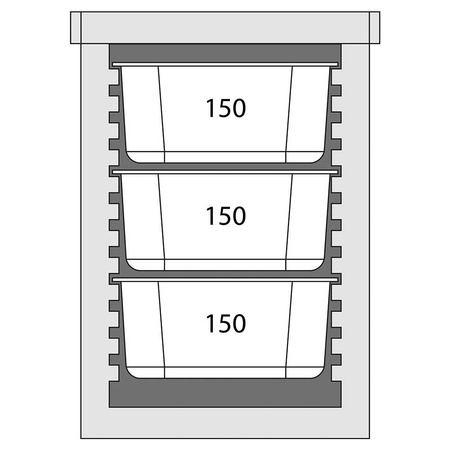 Termos transportowy, 6 x GN 1/1 65 mm