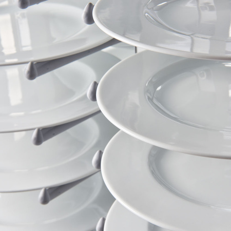 Wózek transportowy do talerzy