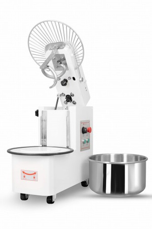 Miesiarka spiralna do ciasta | z podnoszonym hakiem i wyjmowaną dzieżą | RQT20 2V | 20 l | 230V | 2 prędkości