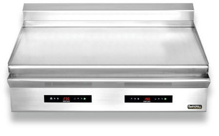 Płyta grillowa elektryczna | nastawna | podwójna | gładka | Zernike | PE12075L2C