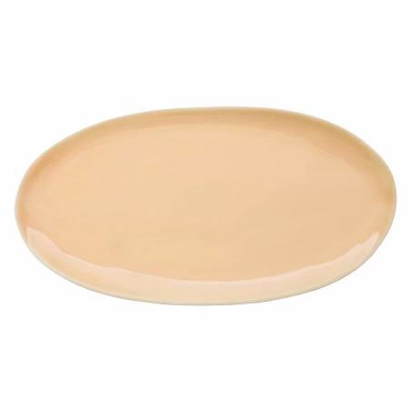 Talerz owalny 26,5x14 cm, łososiowy ETER - VERLO